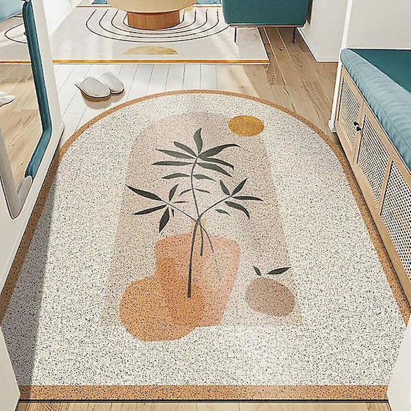 Enkel entrédörr golvmatta 90*120CM