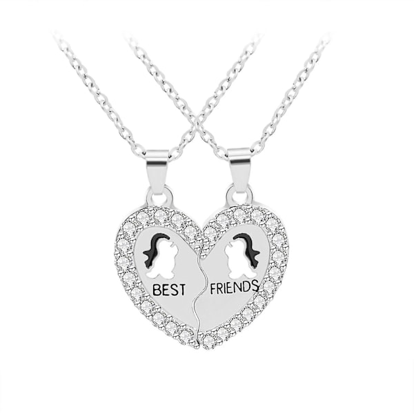 Mote Sliver Fresh Best Friends Clavicle Halskjede Womens Jewellery