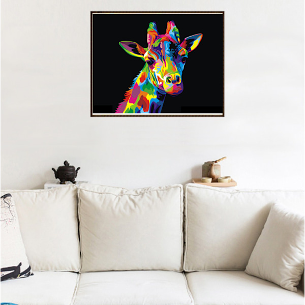 Full diamond painting, målning av vuxna kattnummer, 5d diamantbroderi, handbroderi av canvastyg, mycket lämplig för hem/vardagsrum/sovrum/off