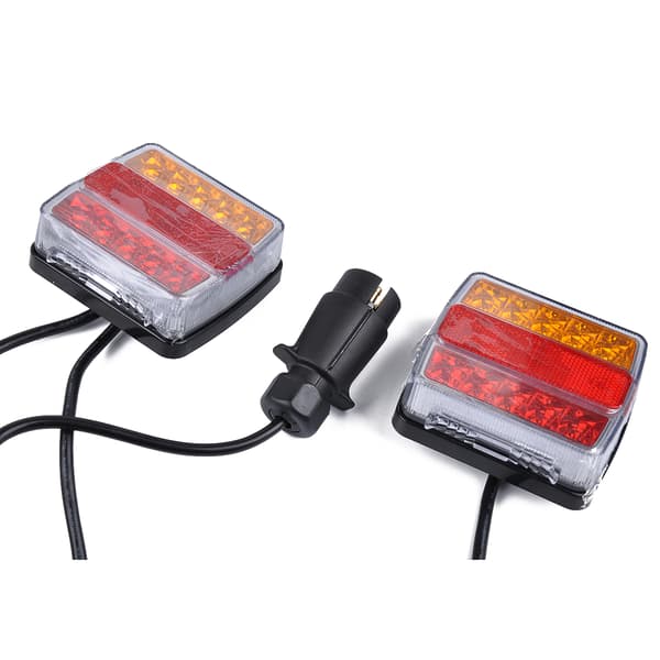 12V Vandtæt LED Trailer Lys Sæt med Blinklys og 7-Pin Stik