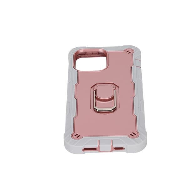 Ripebestandig Armor Stand-deksel for iPhone 13 Pro Max Grå Gull