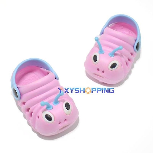 Barn Gutter Jenter Sommer Strandsandaler Slipper Sko Pink 27