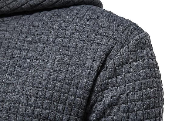 Hættetrøje til mænd Langærmet Hættetrøje Afslappede Hættetrøjer dark grey M