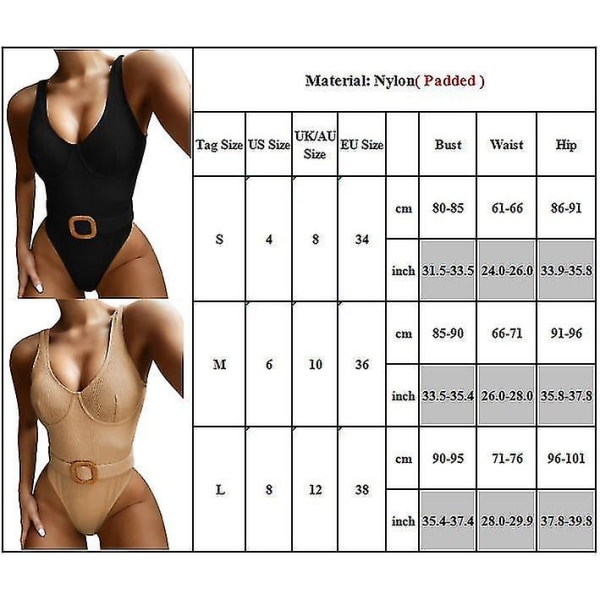 Dam Bikini One Piece Baddräkt Vadderad baddräkt