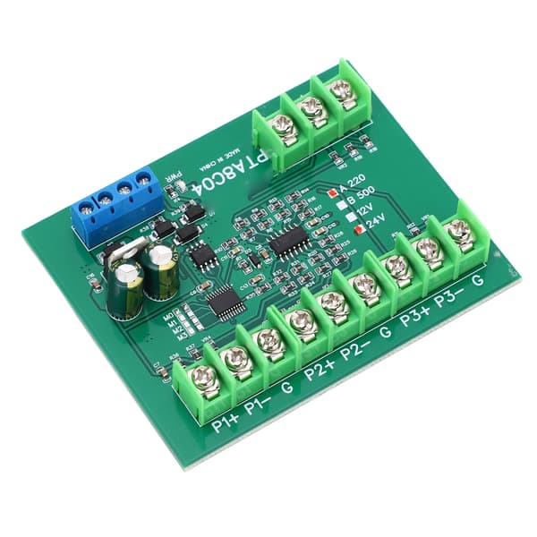 4-kanals PT100 RTD RS485 Temperatur Sensor Board Modstand Indsamlingsmodul A220 -40 til 220C DC24V