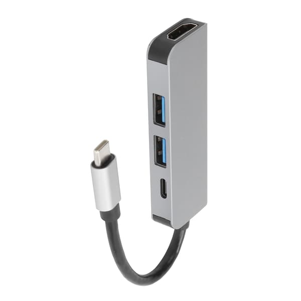 4 i 1 USB C Dockingstasjon med HDMI USB 3.0 Adapter