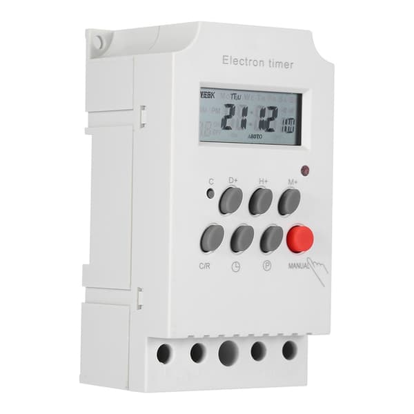 KG316T II 30A Digital Timer Switch Programmerbar Elektronisk Tidsstyring AC DC 24V