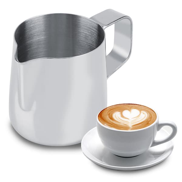 Latte Art-skummekopp i rustfritt stål 150 ml