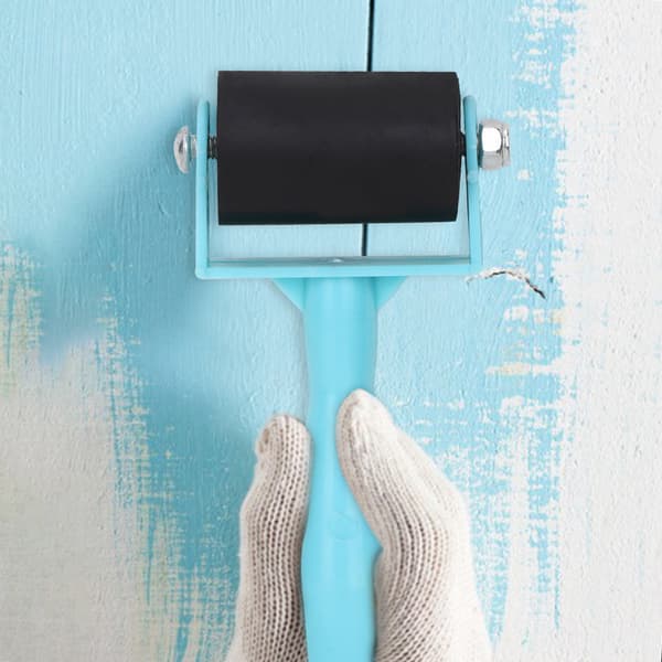 Plasthåndtak Printmaking Brayer Roller (blå, 3,5 cm)