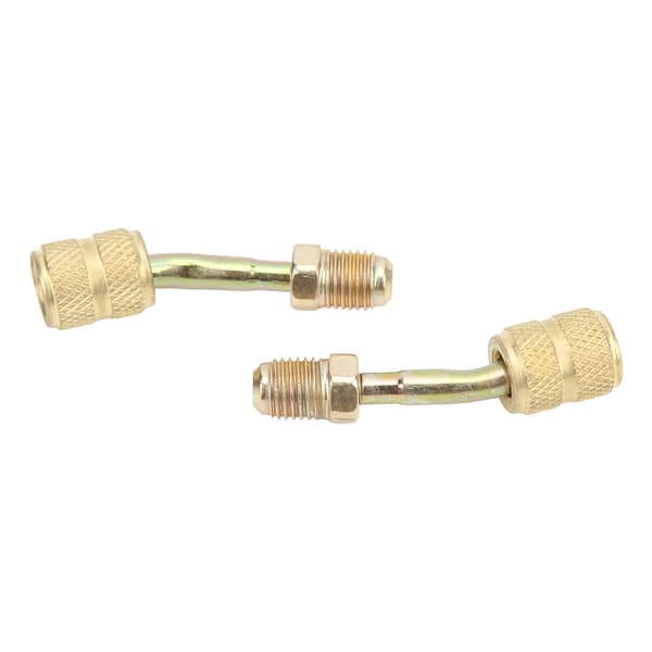 2 stk. Universal Lade Vakuumport Adapter R410A 1 4 til 5 16 Konverter for Mini Split AC System