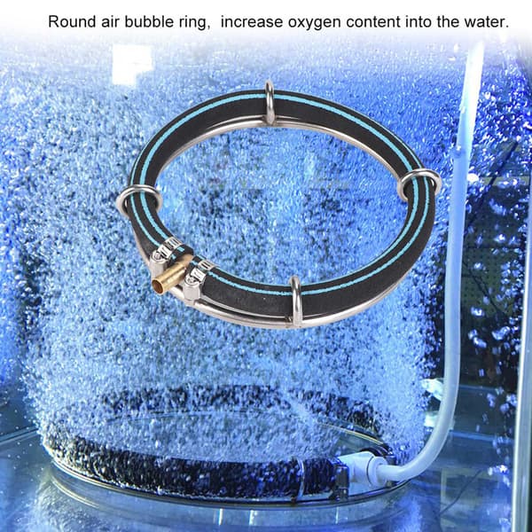 15cm Akvarium Rund Luftbubbel Diffuser Ring Fiskdamm Syresättning Bubblare