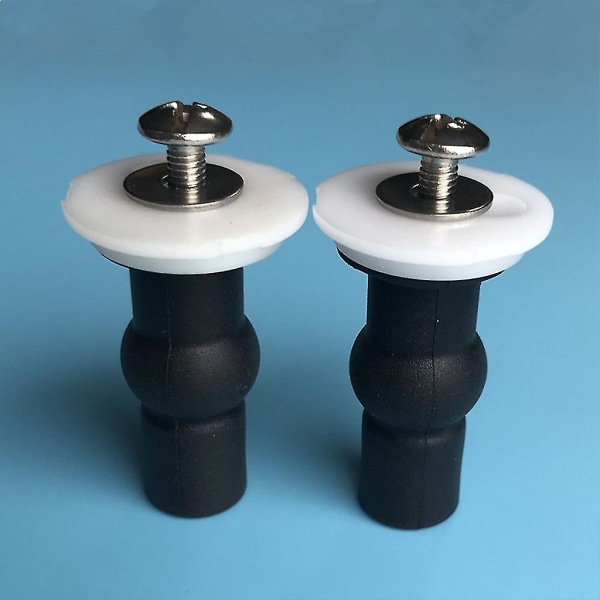 2 stk Universal Toalettlokk Skrue Toalett For Sete Fix Tilbehør Toalett Connecto