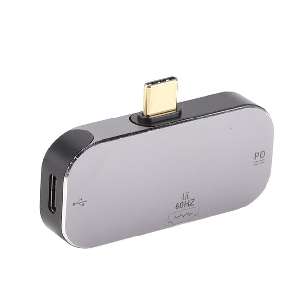USB C Hub 3 i 1 Typ C Hane till HDMI 2 Typ C Hona Dockningsstation för Windows Android OS X