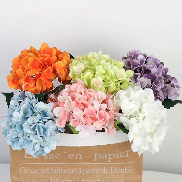 6 stk Nordic Style Hydrangea-Blå