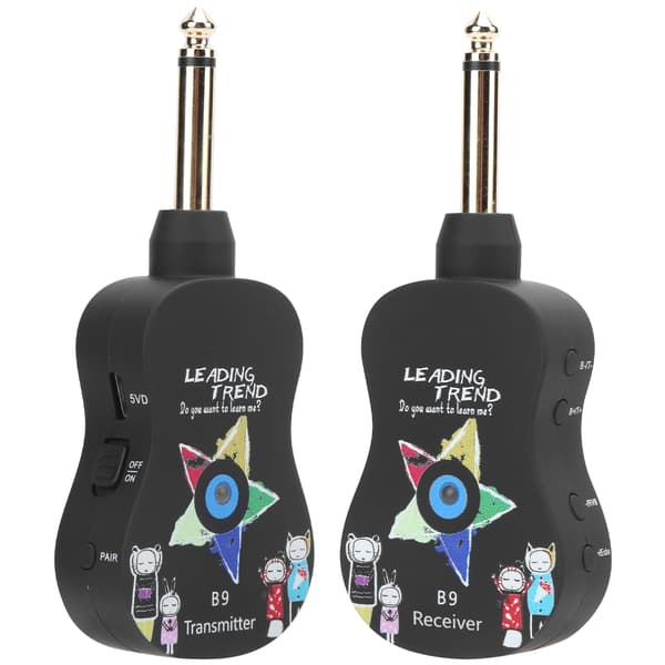 Trådlöst gitarrsystem sändarmottagare elektronisk pickup med reverb diskant basjustering