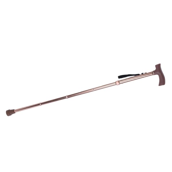 Foldbar Bronzelegering Justerbar Sikkerheds Gåstok til Ældre Synshandicappede