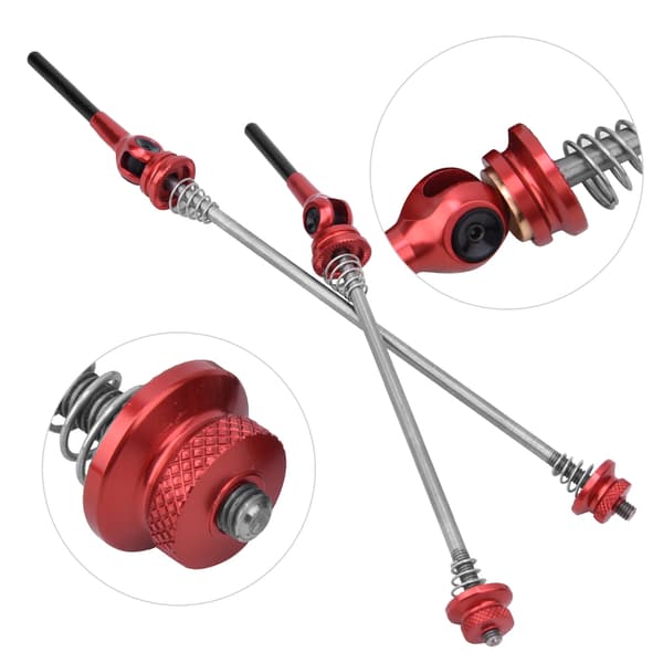 6061 Aluminiumlegering TC4T Titanium Quick Release Cykelhjul Spyd Sæt Forreste Bageste Par
