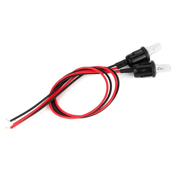 1 Par DC 12V Bil LED Alternerende Alarm Dash Mount Lys
