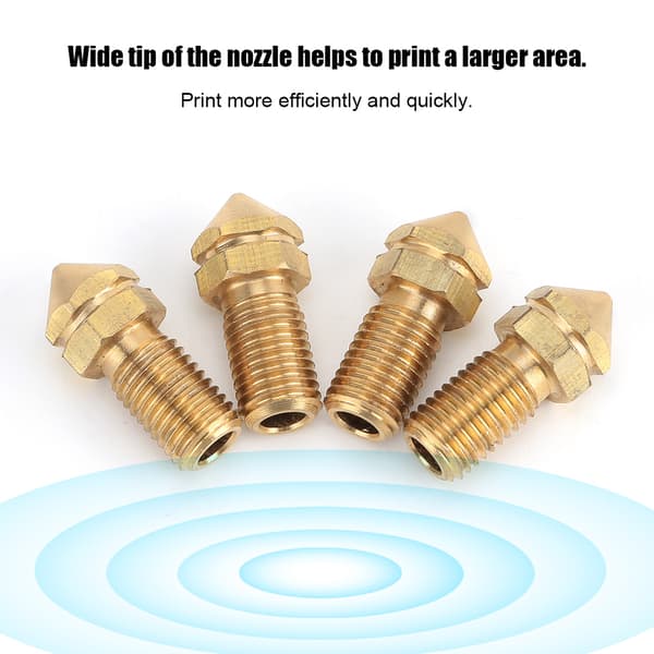 UM3 Messingdyse 0,4 mm til 3,0 mm filament Ultimaker 3D-printer ekstruder reservedel