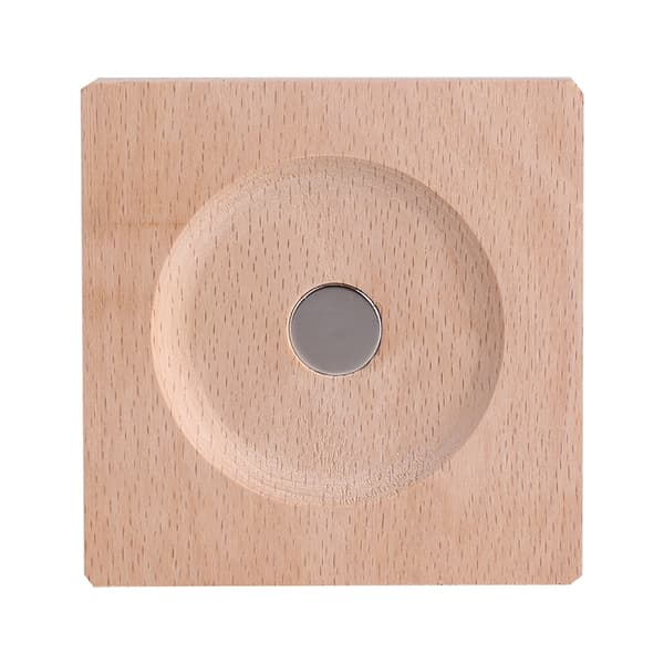 Magnetisk sandtimer timeglass trebase hjemmekontor skrivebordsdekorasjon