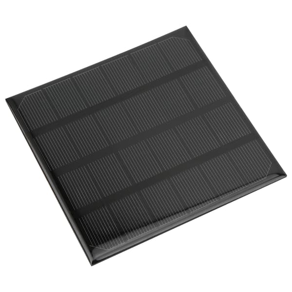 2W 6V Mini Monokrystallinsk Solcellepanel Utendørs Camping Batterilader