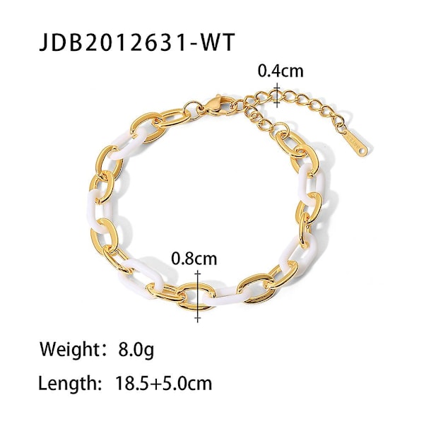 Armbånd Sample Style Daily Outfit Metallisk Element B1403 JDB2012631-WT