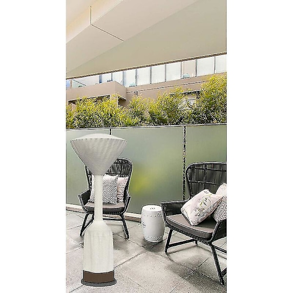 Varmeapparatdæksel 210D Oxford Klud Vandtæt Regnbaldakin Terrasse Støvsikker Have Patio Varmeapparatdæksel 228x106x70CM