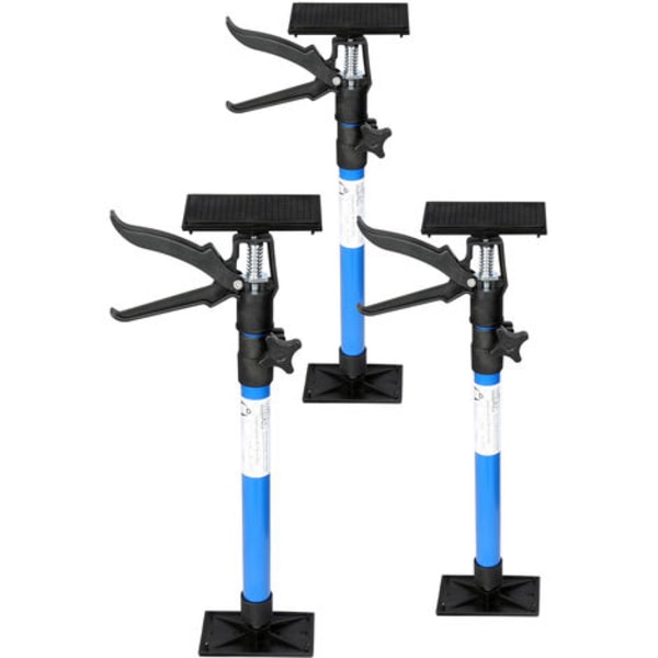 Set 1 Prop Teleskopdörr 51-115cm Steglös justering 30kg Tiltbar tryckplatta Spridare