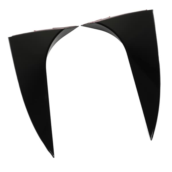 Ford Focus Hatchback 2015-2018 Bakre Sidespoiler Blanksvart