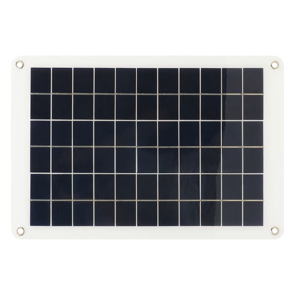 Bærbar 15W solpaneloplader til telefon og bilbatteri