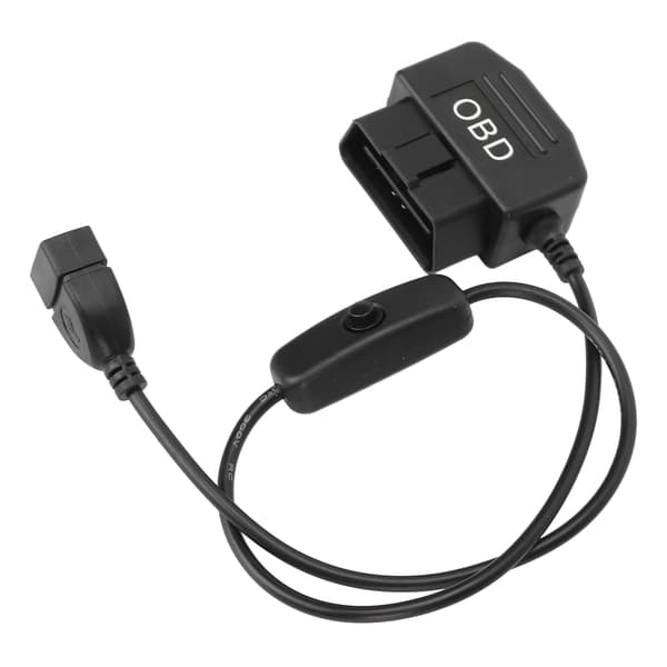 16-nastainen OBD2-urosliitin USB-virtalatauskaapeli 18,9 tuuman yleissovitin