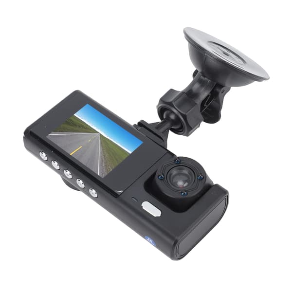 Dual Dash Cam 3in 1080P HD Front og Innvendig Bilopptaker med G-sensor Loop-opptak
