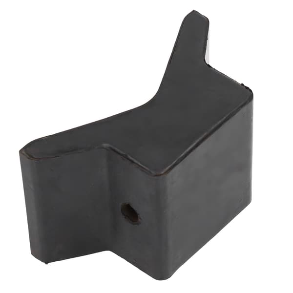 Universal 4in Sort Gummi Bovstop Professionel Båd V Blok til Yachts Trailers Campingvogne