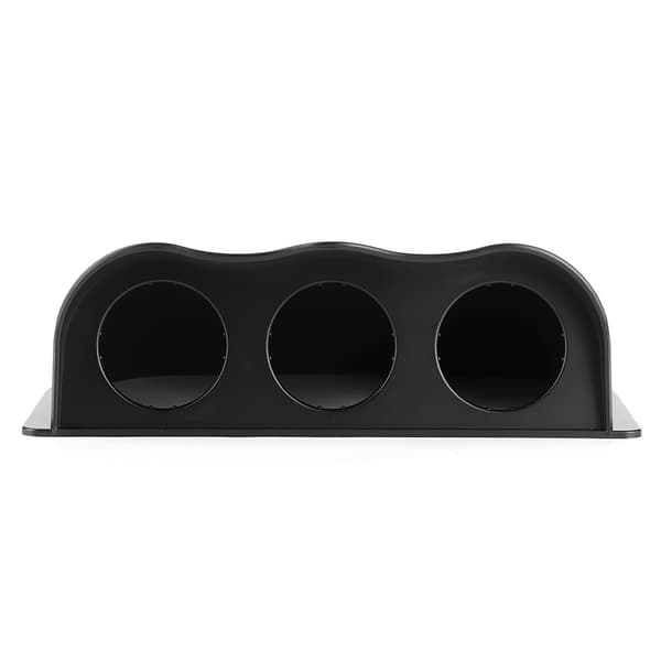 Universal Trippel Dash Måler Pod 3 Hull Svart