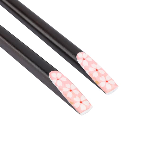Japansk Sakura Mønster Trepinner Lys Rosa