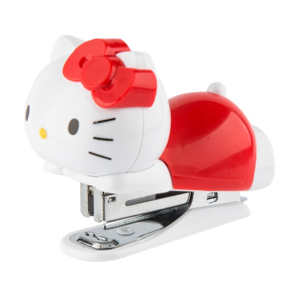 Söt kattungehäftapparat set minihäftapparat bindningsmaskin test pappersbindningsmaskin söt tecknad serie (86216-blandad färg slumpmässigt hår),