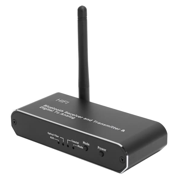 Trådløs Digital til Analog Audio Konverter Bluetooth Mottaker DAC Adapter D09