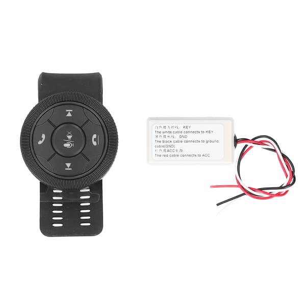 Universal Bilratkontrol Smart Trådløs 7 Taster Sort Controller med Opbevaringsboks