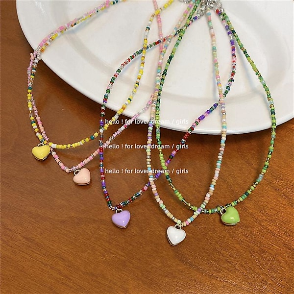 Kaulakoru Heart Stud Summer Outfit Muotikorut Ac1671