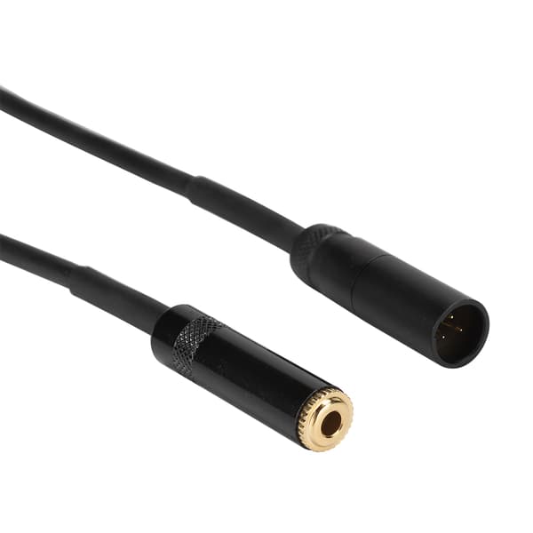 3,5 mm hun til mini XLR han lydadapterkabel 0,3 m til kamerafotoudstyr