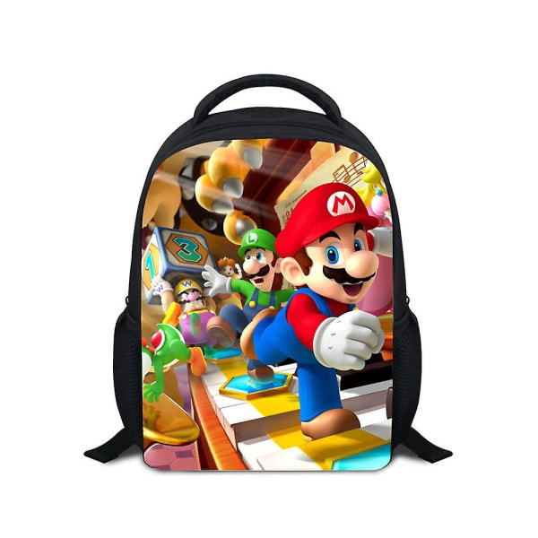 12 tuuman sarjakuva Mario Kindergarten koululaukku Toddler Bag Bookbag-C C