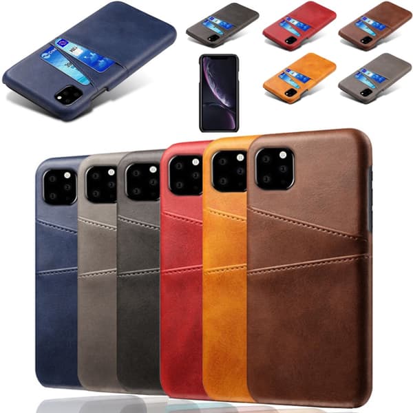 [qg]iPhone 11 deksel kortholder - Grå Grey Iphone 11