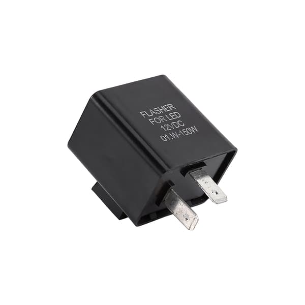 Sort 12V 2-polet Blinker Relæ Motorcykel LED Blinklys
