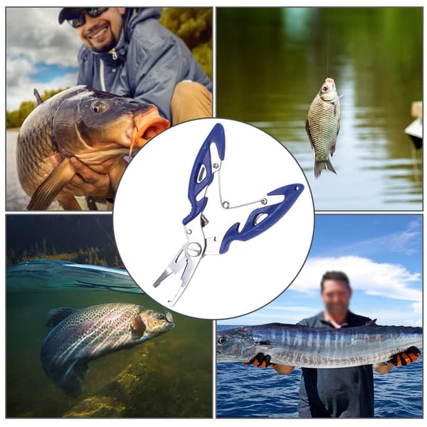Multifunksjons fiskeklype: Linekutter, krokfjerner, fiskeklype
