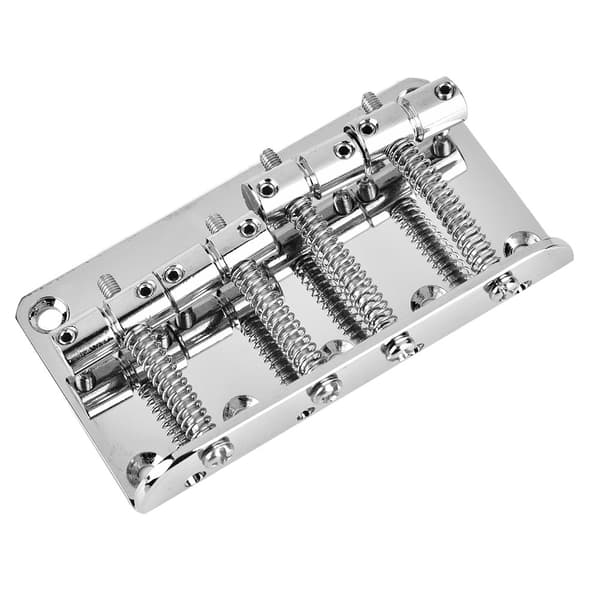 Silver 4-strängad elbasgitarr metallstall
