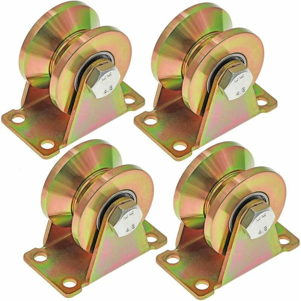H-type diameter 50mm*4 belter firkantet rør trinse I-rør trinse galvanisert farge stål trinse egnet for verktøyrom