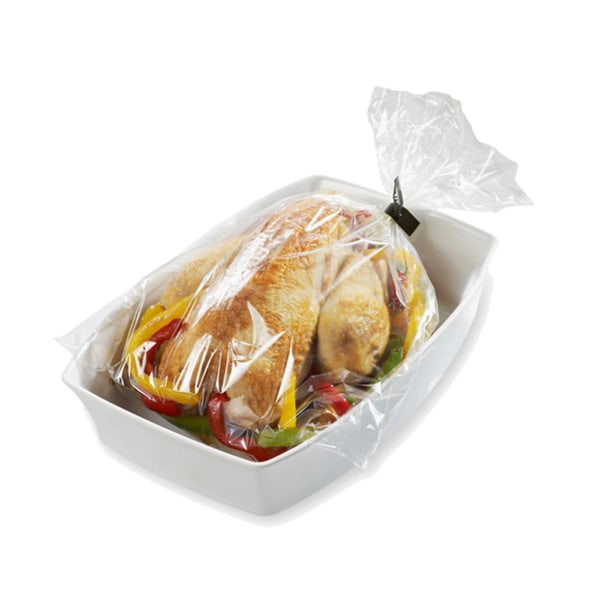 5 X 10 stk. Mikrobølgeovnspose Nem at bruge Varmebestandig fødevaregodkendt stegeemballagepose til spisestue