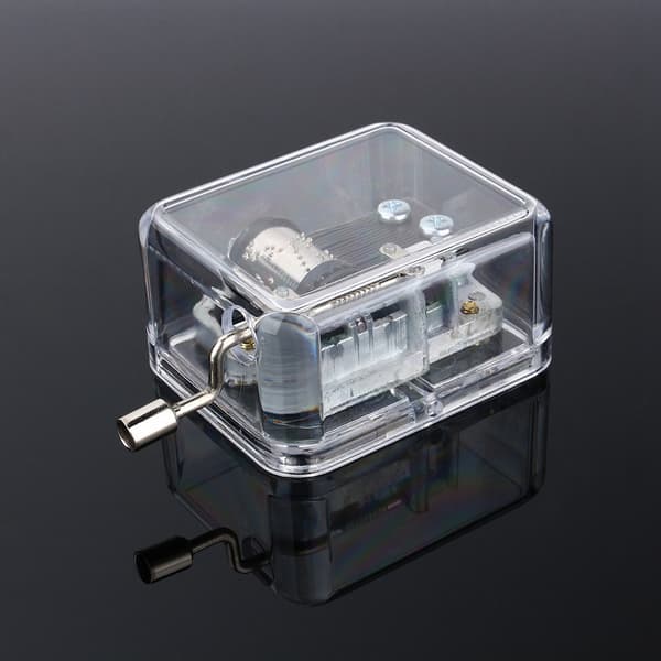 Utsökt Hand Crank Musical Box - Mode 18 toner - Perfekt barnpresent