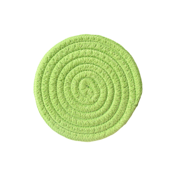 Bomullstråd isolerade bordstabletter, flätad anti-scald (6) 18cm
