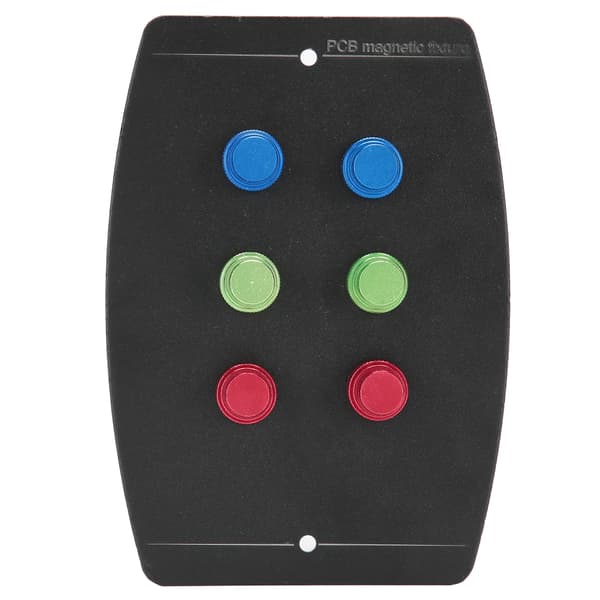 Universal PCB-pladeholder med 6 magnetiske stifter, printkortloddeplatform